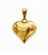 Pendentif en Acier 304 Cœur Doré 14mm