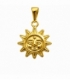 Colgante Acero 304 Sol Dorado 19mm