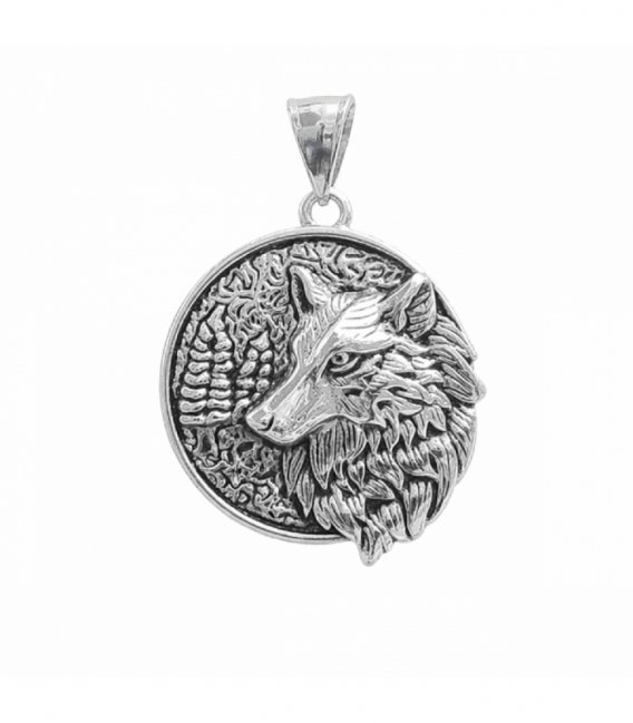 Colgante Acero 304 Lobo Ø30mm