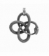 Pendentif en Acier 304 Serpent (Ouroboros) Ø37mm
