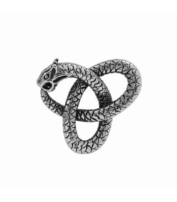 Colgante Acero 304 Serpiente (Ouroboros) Ø36mm
