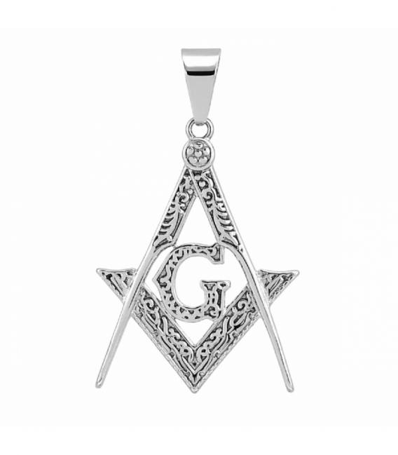 Colgante Acero 304 Masonico 45mm