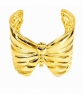 Pulsera Rigida Acero 304 Mariposa Dorado Ø58mm