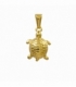 Pendentif en Acier 304 Tortue Doré 18mm