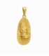 Colgante Acero 304 Rezo Dorado 30mm