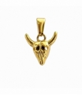 Colgante Acero 304 Bufalo Dorado 11mm