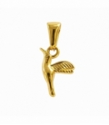 Colgante Acero 304 Colibri Dorado 15mm