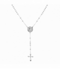 Collier en Acier 304 Rosaire Saint-Benoît 50cm