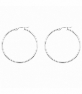 Créoles en Acier 304 Largeur 2mm Prix Par Paire