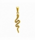 Pendentif en Acier 304 Serpent Doré 25mm