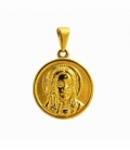 Colgante Acero 304 Cristo Dorado Ø20mm