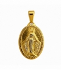 Colgante Acero 304 Virgen Maria 18mm