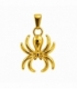 Colgante Acero 304 Araña Dorado 20mm