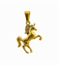 Colgante Acero 304 Unicornio Dorado 20mm