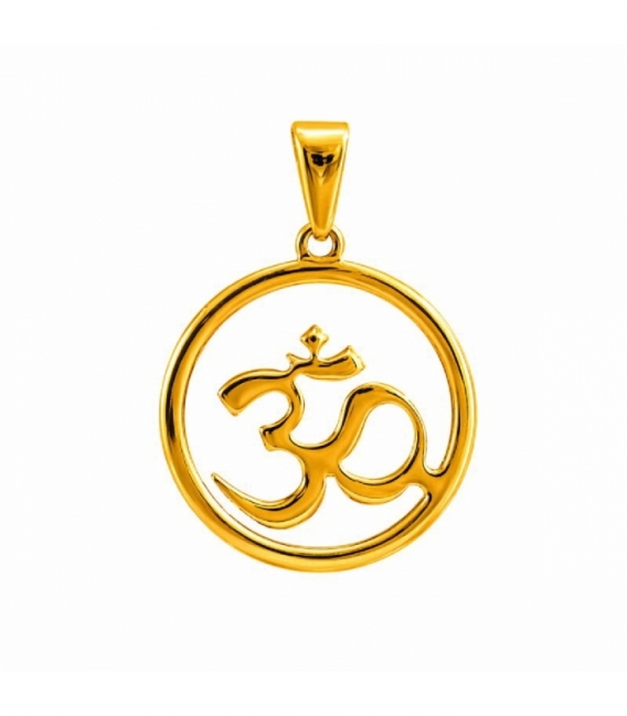 Colgante Acero 304 Om Dorado Ø30mm