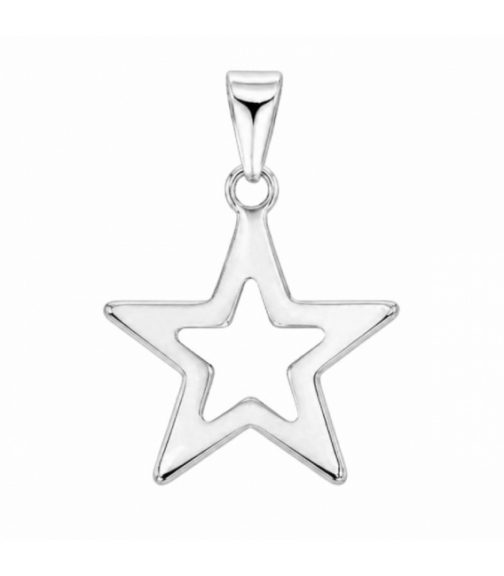Colgante Acero 304 Estrella 30mm