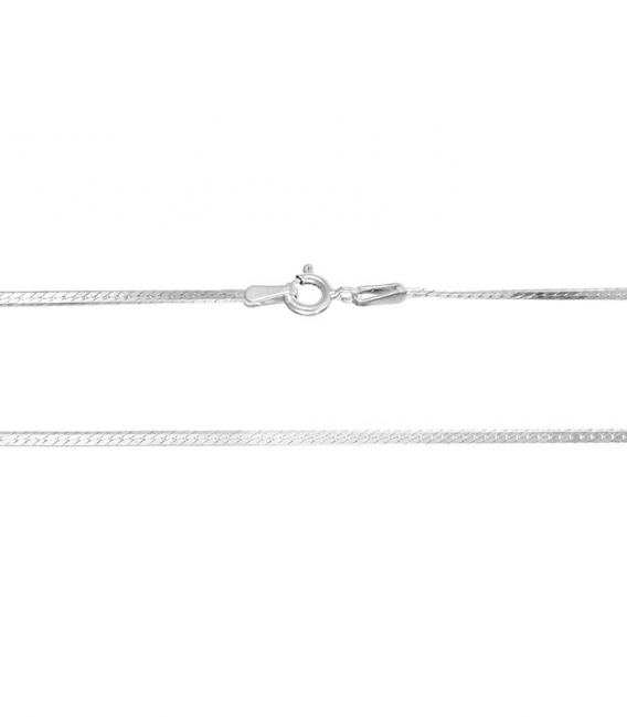 Cadena Plata Plana Magic 1.7mm 38cm