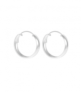 Aro Plata Media Caña